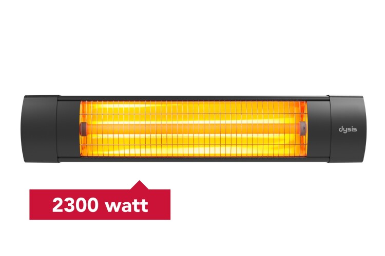 Dysis HTR-7449 Siyah 2300W Yatay Thermal Infrared Isıtıcı - DYSIS