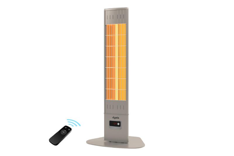 Dysis Single X Karbon Serisi IP65 Suya-Toza Dayanıklı 2300 W Bej Uzaktan Kumandalı İç/Dış Mekan Isıtıcı - 2
