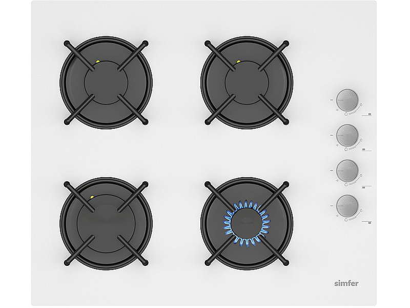 Simfer 11 Fonksiyon Steam Master Beyaz 2'li Ankastre Set (8245 Fırın + 3654 Ocak) - 3