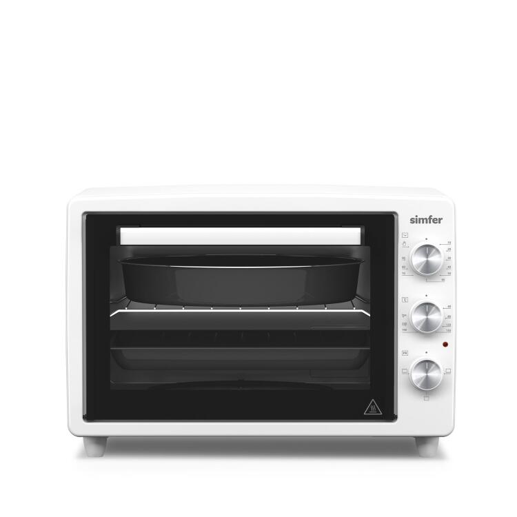 Simfer 3420 Beyaz 34 LT Statik Mini / Midi Fırın - 4 Fonksiyon, Programlanabilir Pişirme & Isı Kontrol Sistem - 3