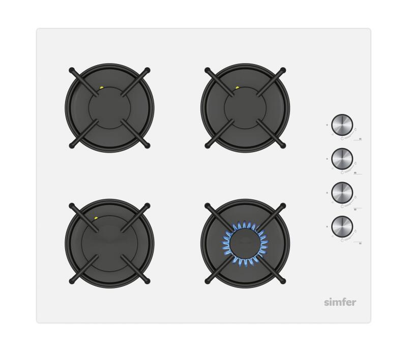 Simfer 4 Fonksiyon Trend Dijital Beyaz Power Turbo 3'lü Ankastre Set (Fırın + Ocak + Davlumbaz) - 3