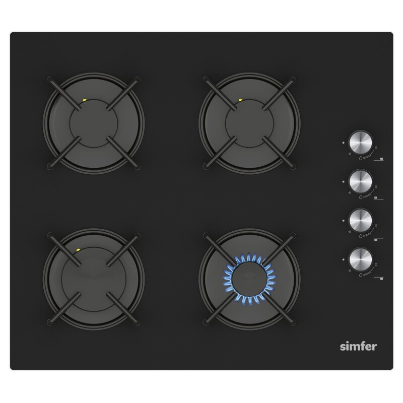 Simfer 4 Fonksiyon Trend Dijital Siyah Power Turbo 2'li Ankastre Set ( Fırın + Ocak) - 3