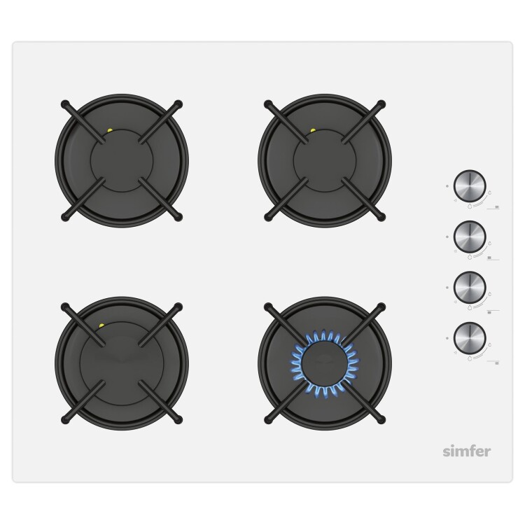 Simfer 4 Fonksiyon Trend Mekanik Beyaz Power Turbo 2'li Ankastre Set ( Fırın + Ocak) - 3