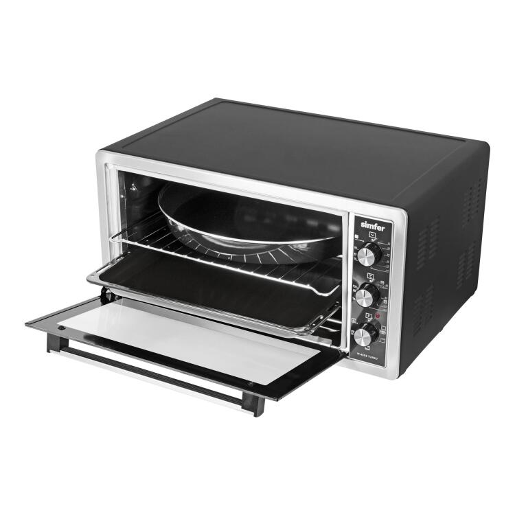 Simfer 4503 İnox 45 LT Turbo Fan Mini / Midi Fırın - 6 Fonksiyon,Yoğurt Yapma, Buz Çözme & İç Aydınlatma - 3