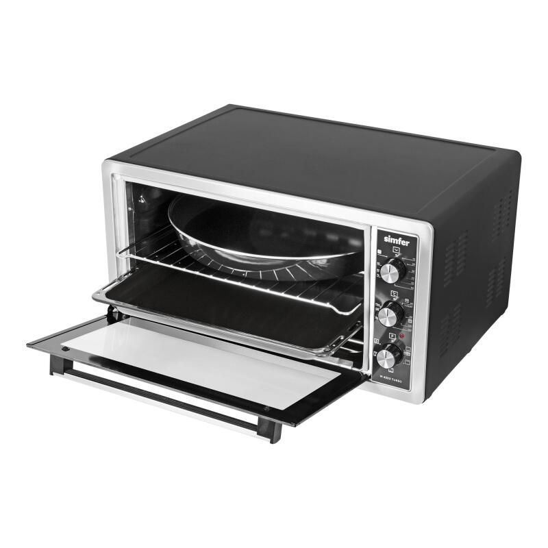 Simfer 4503 İnox 45 LT Turbo Fan Mini / Midi Fırın - 6 Fonksiyon,Yoğurt Yapma, Buz Çözme & İç Aydınlatma - 3