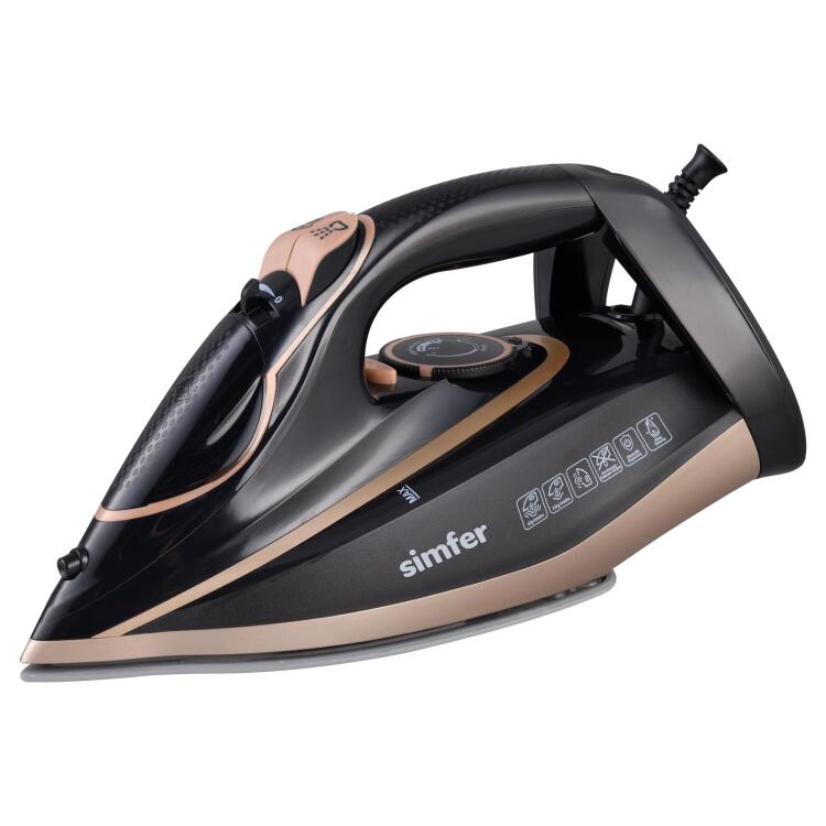 Simfer 6400 Steam Energy Buharlı Ütü 3000W Siyah-Rosegold - SİMFER