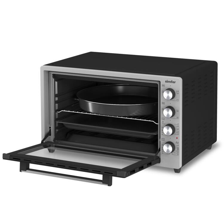 Simfer 7033 İnox Gri 70 LT Turbo Fan Mini / Midi Fırın - Multi Fonksiyon, Yoğurt Yapma, Buz Çözme & Çift Cam - 4