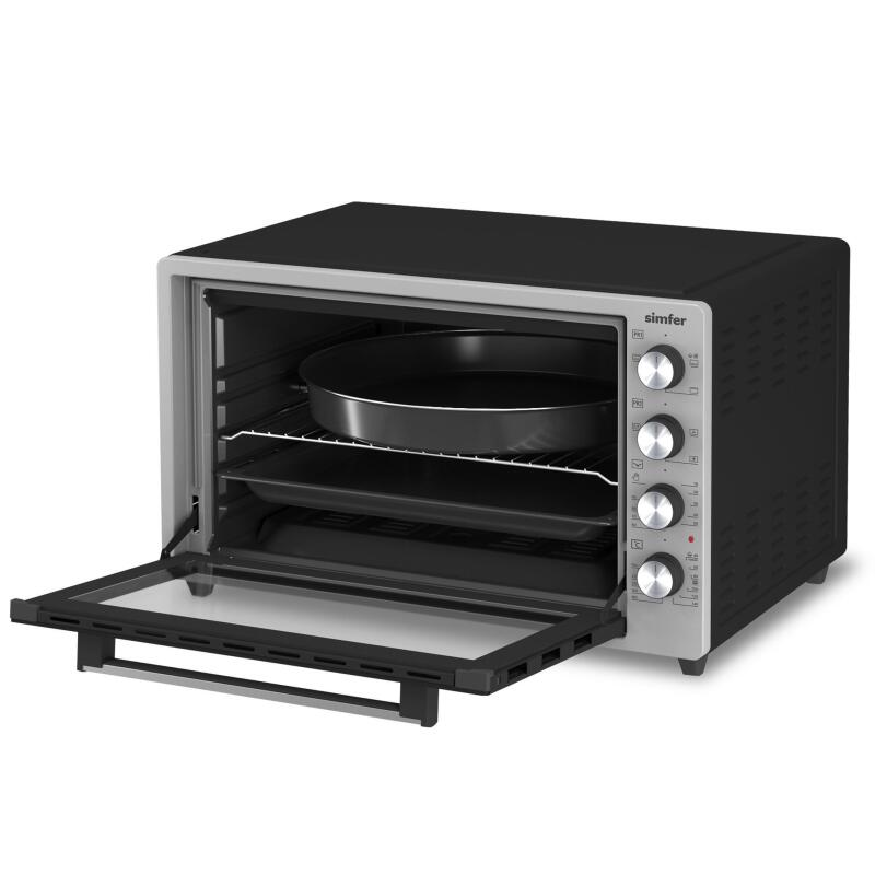 Simfer 7033 İnox Gri 70 LT Turbo Fan Mini / Midi Fırın - Multi Fonksiyon, Yoğurt Yapma, Buz Çözme & Çift Cam - 4