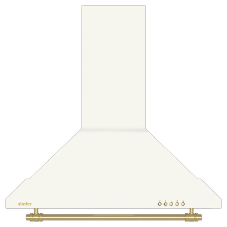 Simfer Retro Bej 2'li Cam Ankastre Set (3326 Ocak + 8716 Davlumbaz) - 3