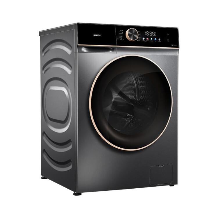 Simfer 1022 G 1200Devir 10Kg Solo Çamaşır Makinesi Gri-Bakır - 2