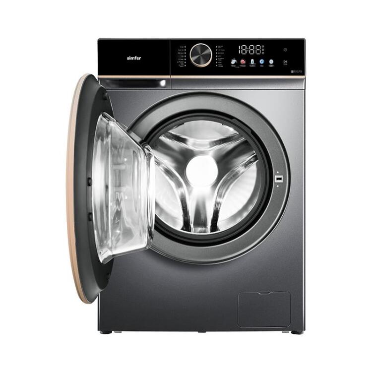 Simfer 1022 G 1200Devir 10Kg Solo Çamaşır Makinesi Gri-Bakır - 3