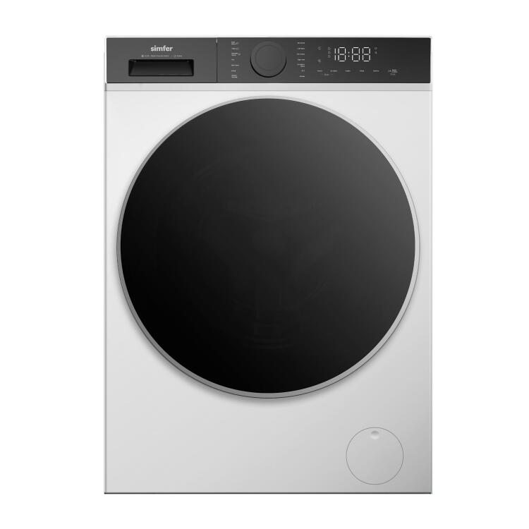 Simfer 1042 B 1400Devir 10Kg Solo Çamaşır Makinesi Beyaz - Simfer