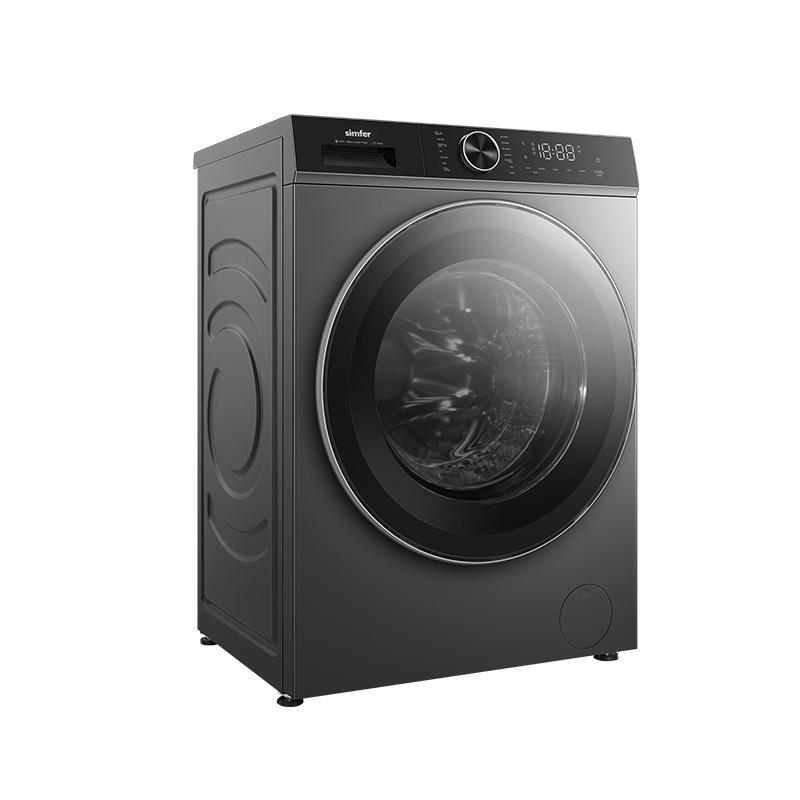 Simfer 1042 G 1400Devir 10Kg Solo Çamaşır Makinesi Gri - 2