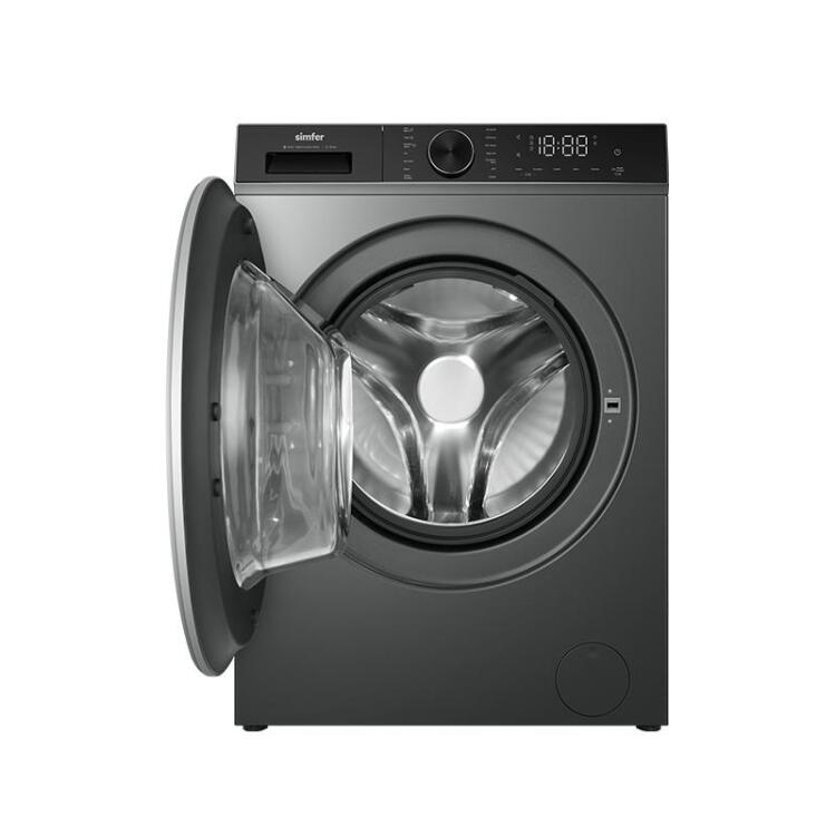 Simfer 1042 G 1400Devir 10Kg Solo Çamaşır Makinesi Gri - 3