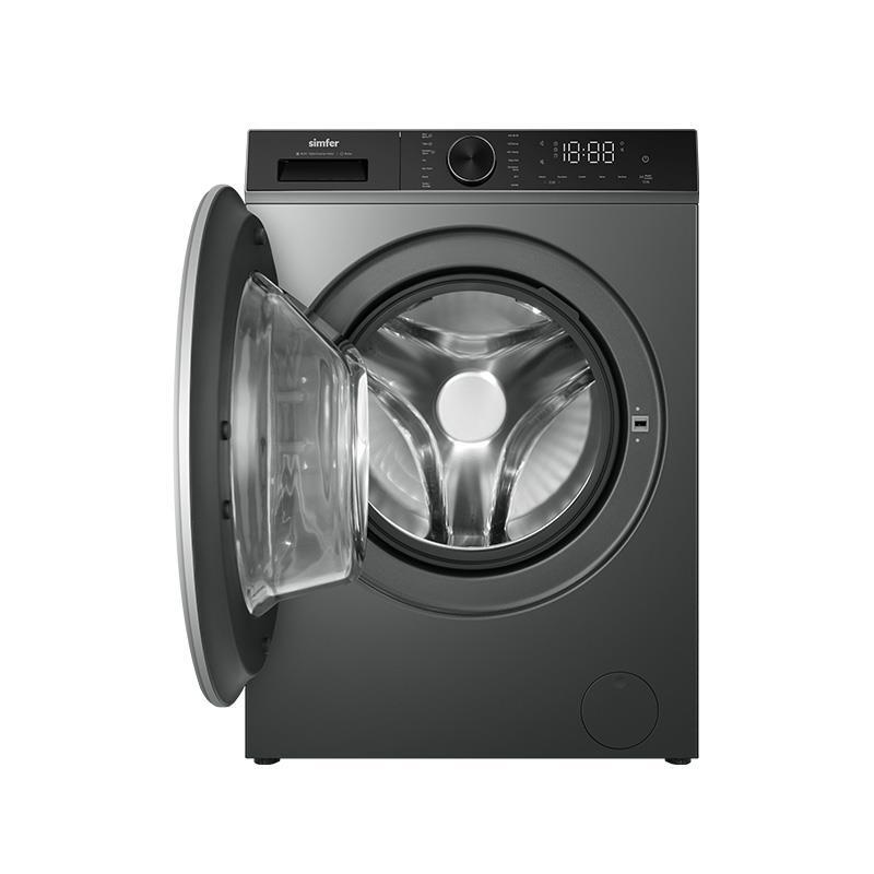 Simfer 1042 G 1400Devir 10Kg Solo Çamaşır Makinesi Gri - 3