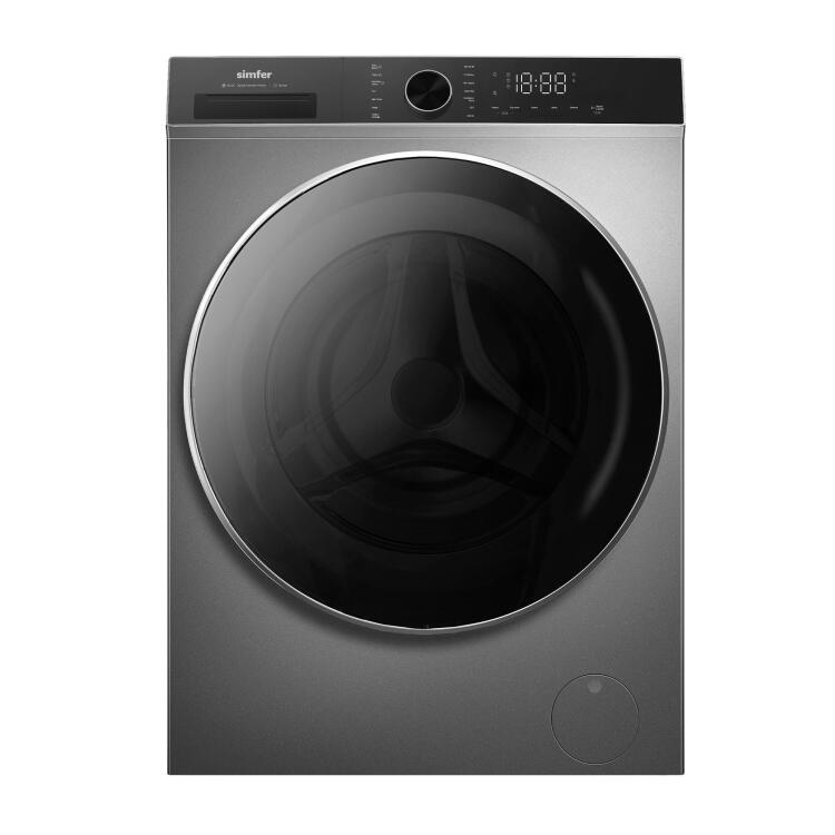 Simfer 944 G 1400Devir 9Kg Solo Çamaşır Makinesi Gri - Simfer