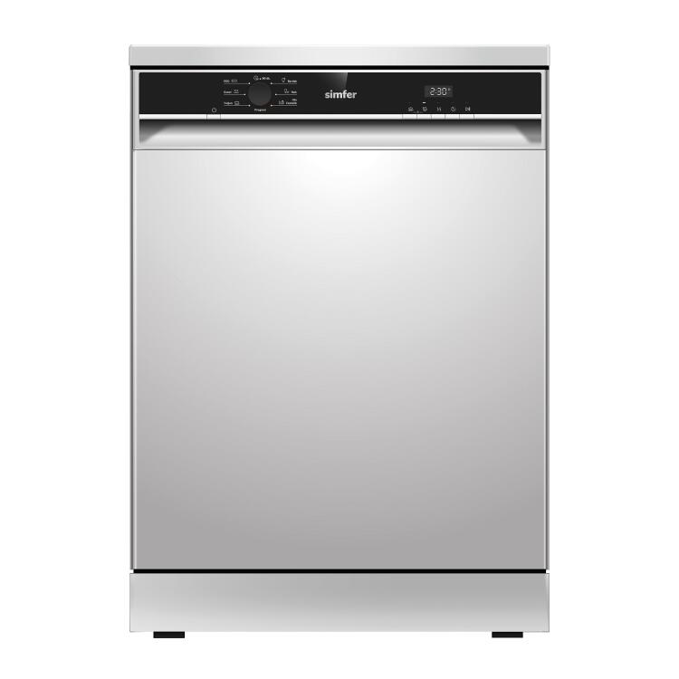 Simfer 632 GD 13 Kişilik 6 Programlı Solo Bulaşık Makinesi Gri - Simfer