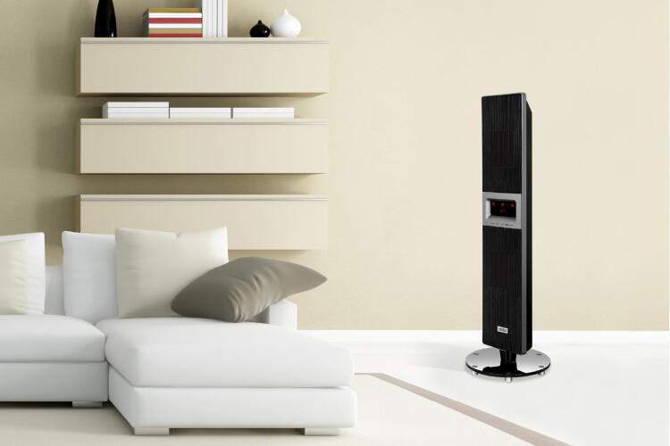 Simfer Single X Karbon Serisi IP65 Suya-Toza Dayanıklı Siyah Uzaktan Kumandalı İç/Dış Mekan Isıtıcı - 5