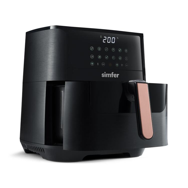 Simfer 6704 8Litre Airfry Smart Dijital Siyah - 3