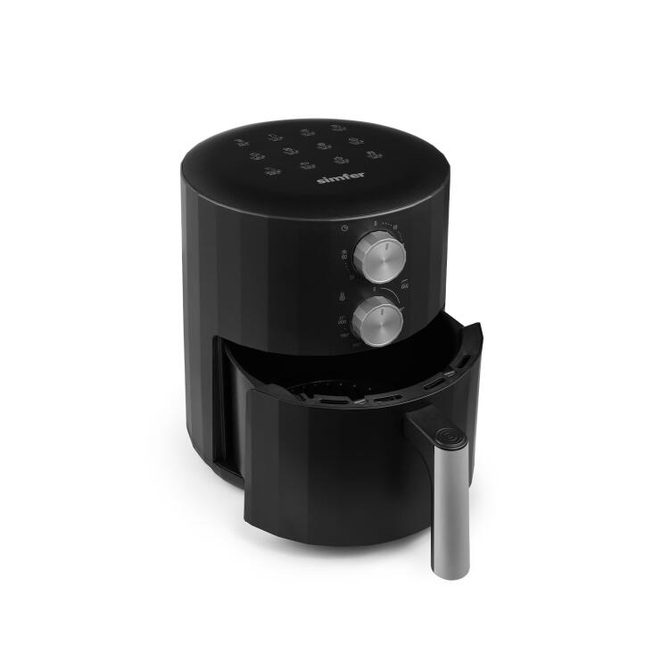 Simfer 6705 5.5Litre Airfry Silent Pro Mekanik Siyah - 5