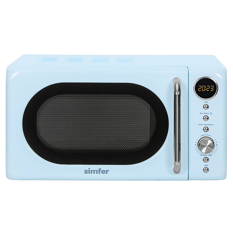 Simfer 4606 20Litre Retro Mikrodalga Fırın Dijital Mavi - 1