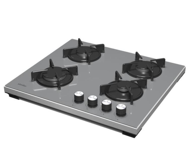 Simfer 3049N Set Üstü Gri Cam Ocak Emaye Izgara 4G - SİMFER