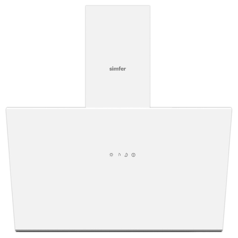 Simfer Trend Beyaz Emaye Ocaklı 2'li Ankastre Set (Ocak + Davlumbaz) - 3