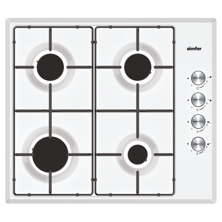 Simfer Trend Dijital Beyaz Turbo Özellikli Emaye Ocaklı Piramit Davlumbazlı 3'lü Ankastre Set - 3