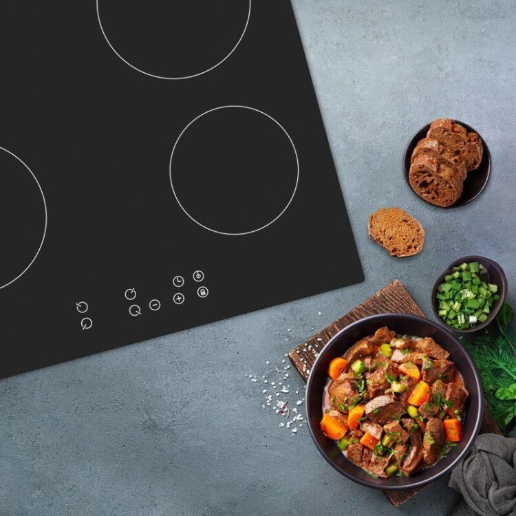 Simfer Trend Gri Elektrikli 2'li Ankastre Set (Elektrikli Ocak + Davlumbaz) - 5