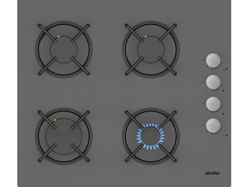Simfer Trend Silver Cam 2'li Ankastre Set (Ocak + Davlumbaz) - 2