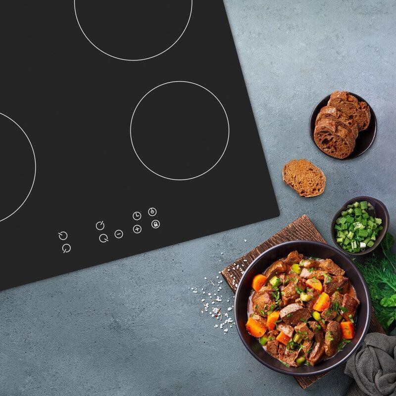 Simfer Trend Siyah Elektrikli 2'li Ankastre Set (Elektrikli Ocak + Davlumbaz) - 5