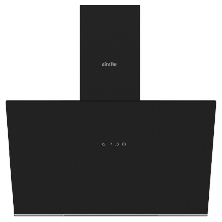 Simfer Trend Siyah Emaye Ocaklı 2'li Ankastre Set (Ocak + Davlumbaz) - 3